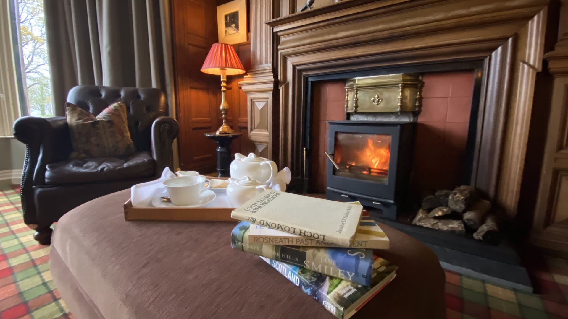 Tea Time by the Fire