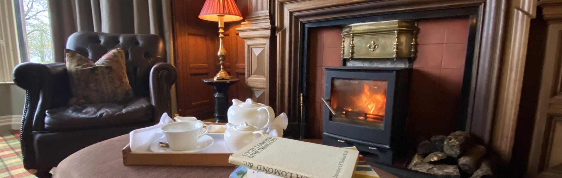 Tea Time by the Fire
