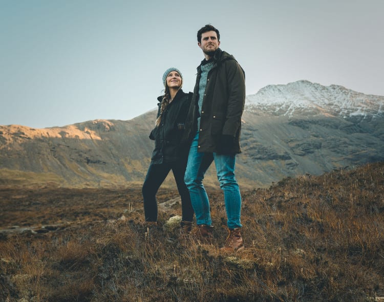 Couple walking