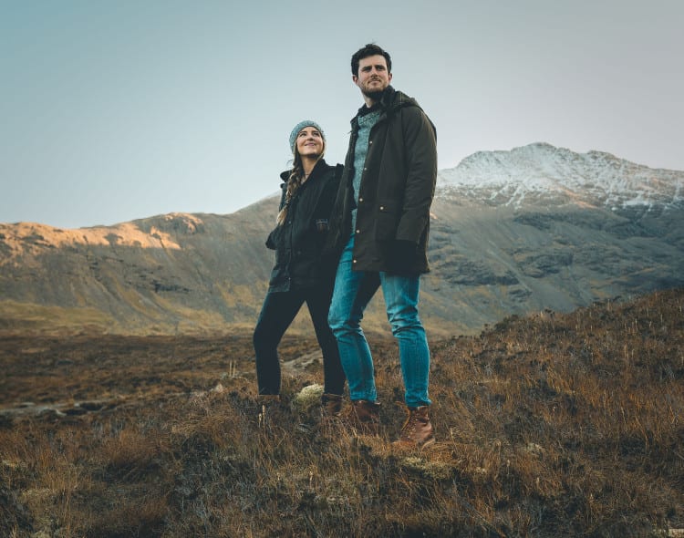 Couple walking