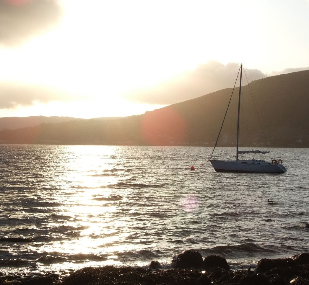 mooring at knockderry house